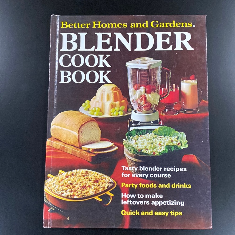 Vintage | Better Homes and Gardens: Blender Cook Book (1971) - Hardcover Book